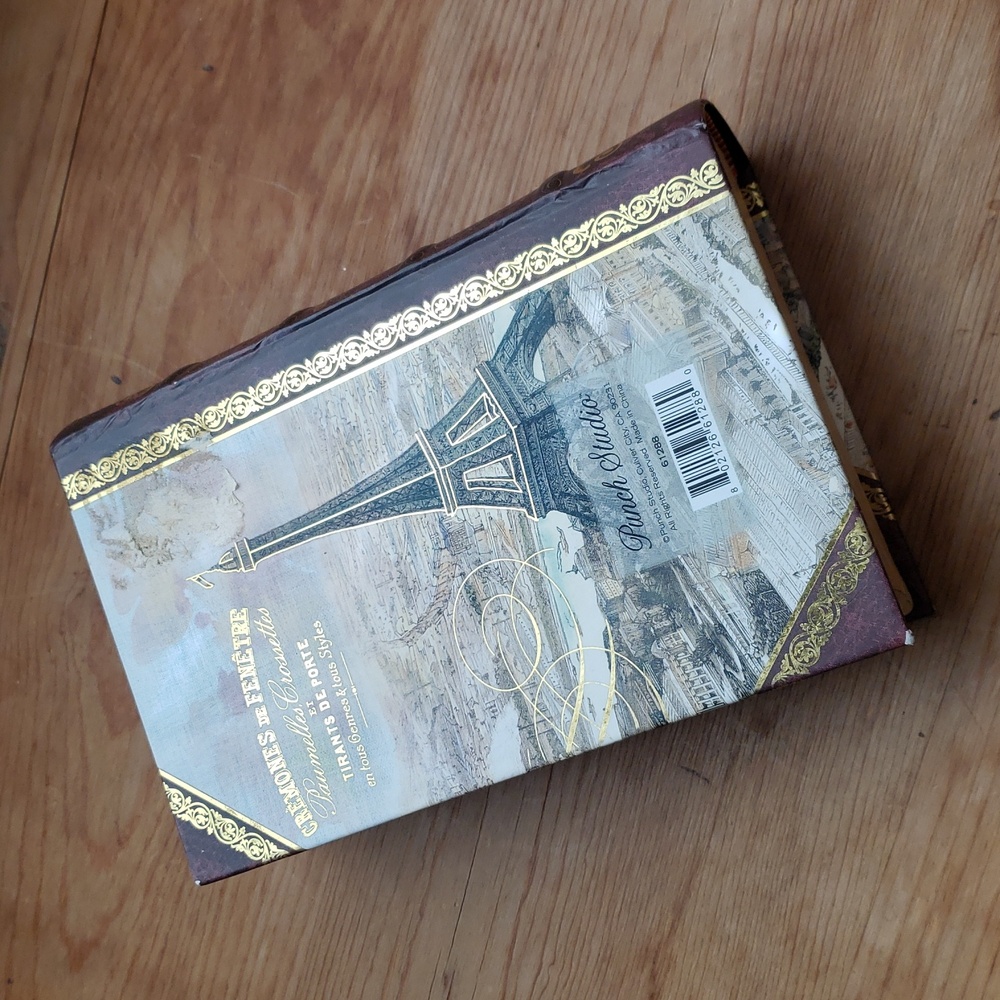 Elegant Gold and Cream Coffee Table Book with Hidden Compartment - Picture 5 of 13